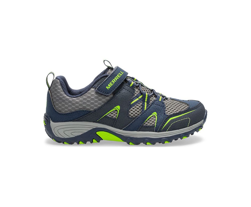 Tenis Criança - Merrell Trail Chaser - Azul Marinho/Verdes - BNR120863